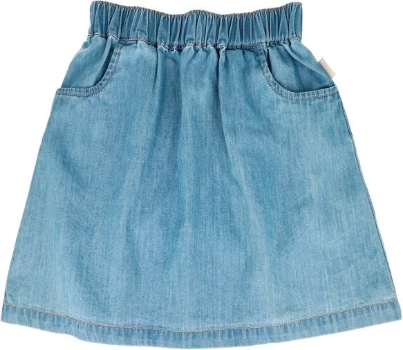 maximo - Kid's Mini Girl-Rock Denim-Optik - Rock Gr 122/128 blau