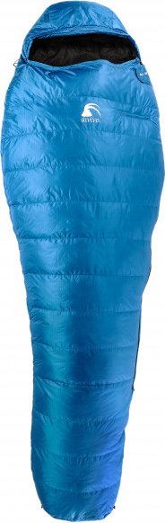 Alvivo - Ibex 300 - Daunenschlafsack Gr 225 cm turquoise /schwarz
