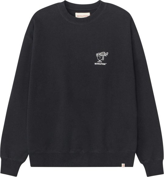 Thumbnail - Revolution - Printed Crewneck - Pullover Gr XXL schwarz