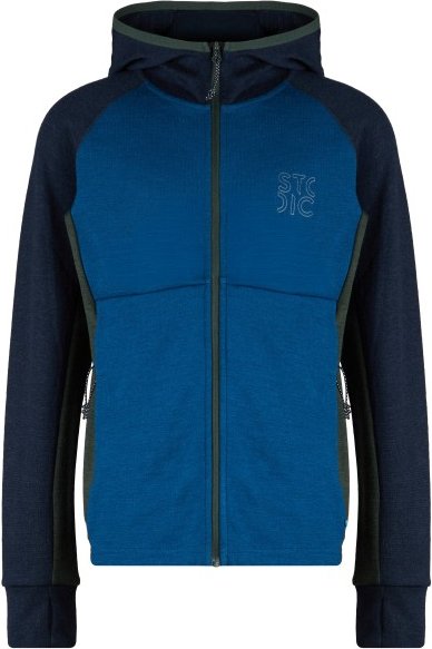 Stoic - Kid's Merino260 StadjanSt. Jacket w. Hood - Merinohoodie Gr 116 blau