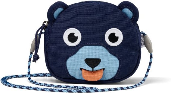 Affenzahn - Kid's Brustbeutel Bär - Umhängetasche Gr One Size blau
