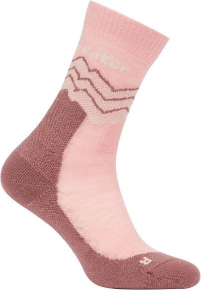 Thumbnail - Icebreaker - Women's MerinoHike+ MediumCrew Across The Peaks - Wandersocken Gr S rosa