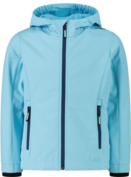 CMP - Girl's Jacket Fix Hood Softshell - Softshelljacke Gr 164 blau