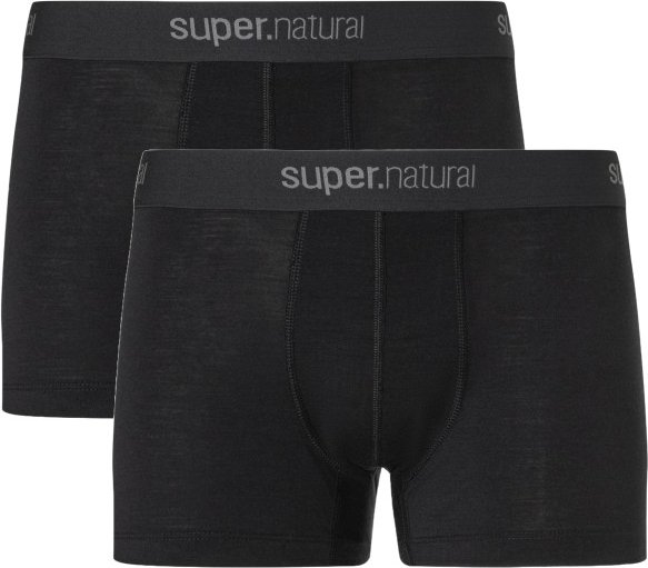 super.natural - Tundra 175 Boxer 2 Pack - Unterhose Gr M schwarz