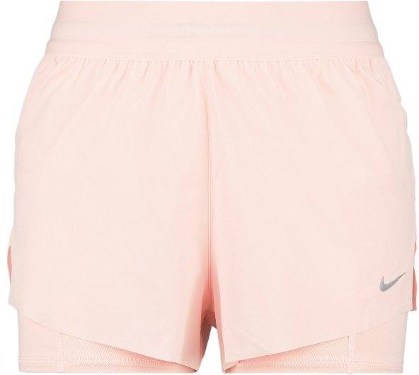 Thumbnail - Nike - Women's Swift Dri-Fit Mid-Rise 2-In-1 Shorts - Laufshorts Gr L rosa