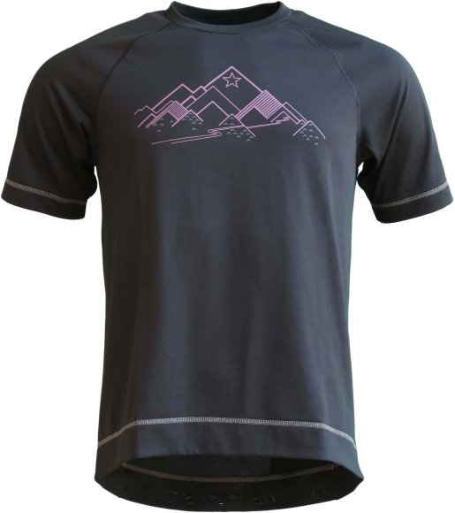 Zimtstern - PureFlowz Eco Shirt S/S - Radtrikot Gr M schwarz