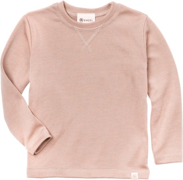 Engel - Kid's Sweatshirt L/S - Merinolongsleeve Gr 116 rosa