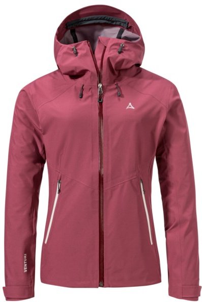 Schöffel - Women's Jacket Cascata - Regenjacke Gr 44 rot/rosa