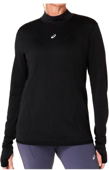 Asics - Women's Road Winter Seamless L/S Top - Laufshirt Gr S schwarz