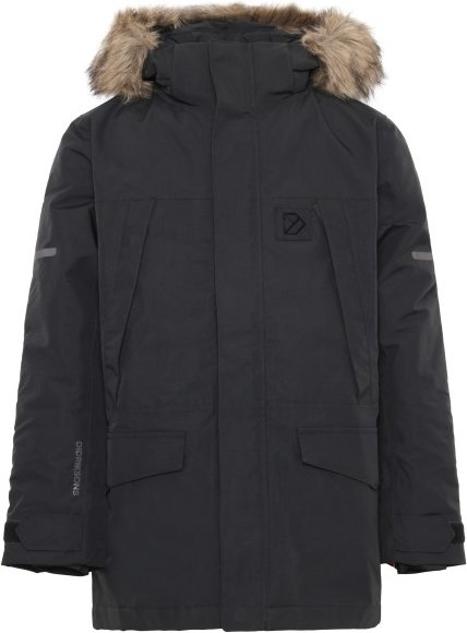Didriksons - Kid's Sylvin Kids Parka - Parka Gr 120 schwarz/grau