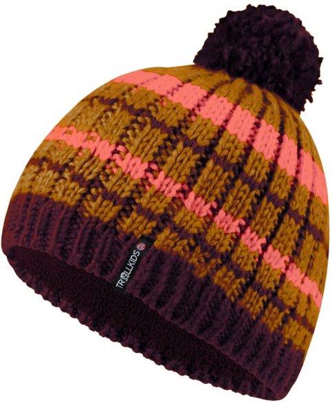 Trollkids - Kid's Hafjell Bobble Cap - Mütze Gr 48-52 cm - 2-5 Years braun