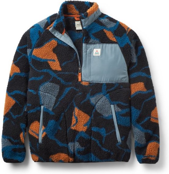 Passenger - Offroad Recycled Sherpa 1/2 Zip Fleece - Fleecejacke Gr XXL blau