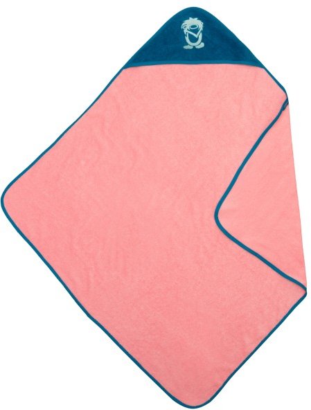 Trollkids - Kid's Sandefjord Beach Towel - Mikrofaserhandtuch Gr 95 x 95 cm rosa/blau