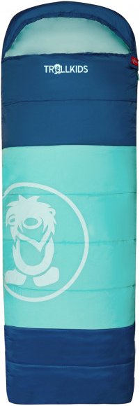 Trollkids - Kid's Midnight Sun Dreamer - Kinderschlafsack Gr 150-185 x 65 cm - Body Length: 130-170 cm blau/türkis