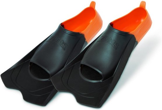 Zoggs - Short Blade Eco Fins - Schwimmflossen Gr 41-42 schwarz/orange