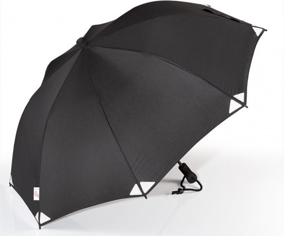 EuroSchirm - Swing Liteflex - Regenschirm schwarz/ reflective
