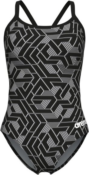 Arena - Women's Escape Swimsuit Lightdrop Back - Badeanzug Gr 34 grau/schwarz