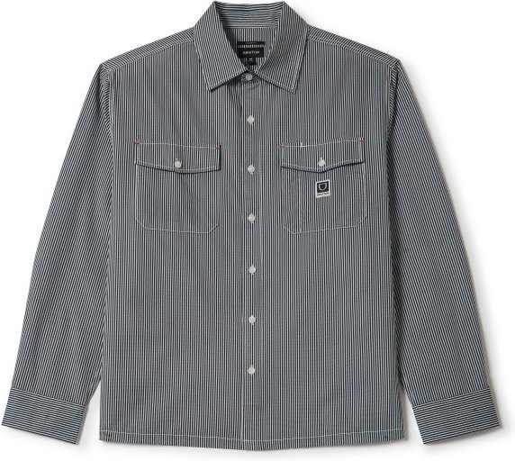 Brixton - Journey Lightweight L/S Woven - Hemd Gr L grau