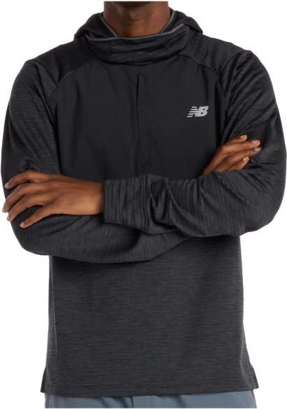 New Balance - Heat Grid Balaclava Hoodie - Laufjacke Gr XL schwarz