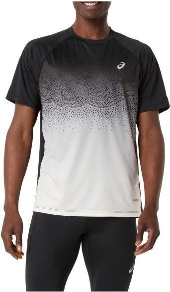 Asics - Road Fade S/S Top - Laufshirt Gr M schwarz