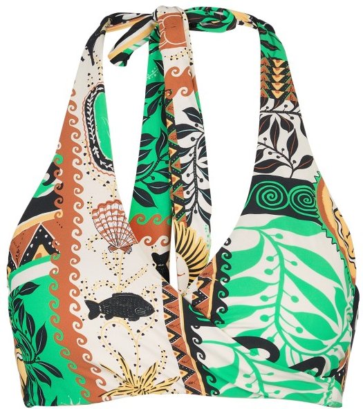 Seafolly - Women's Atlantis DD Wrap Front Halter Bra - Bikini-Top Gr 34 bunt