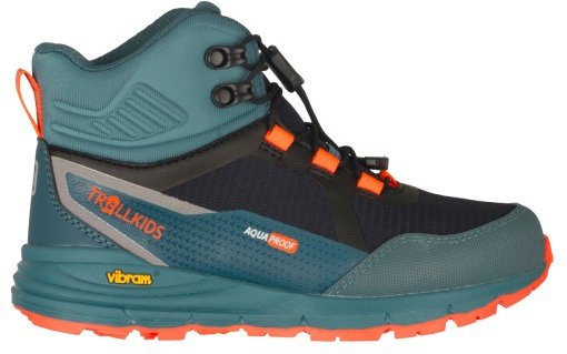 Trollkids - Kid's Skarvan Hiker Mid XT - Wanderschuhe Gr 28 türkis