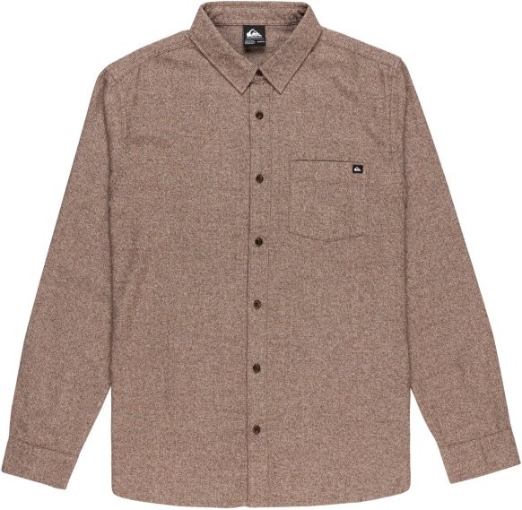 Thumbnail - Quiksilver - Motherfly Heather L/S Shirt - Hemd Gr L braun