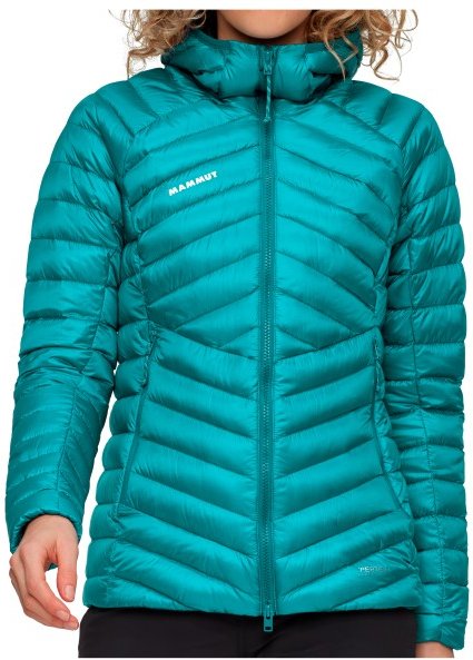 Mammut - Women's Broad Peak Insulation Hooded Jacket - Daunenjacke Gr XS türkis