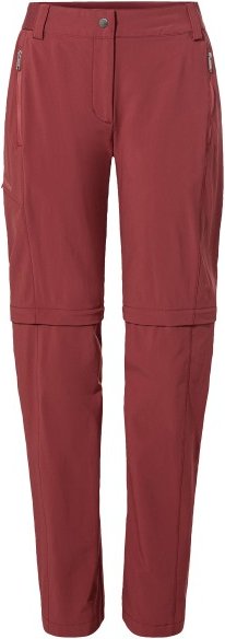 Vaude - Women's Farley Stretch Zip Off T-Zip Pants II - Trekkinghose Gr 44 - Regular rot
