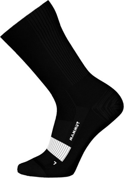 Thumbnail - Mammut - All-Mountain Targeted Cushion Merino Crew - Wandersocken Gr 39-41 schwarz