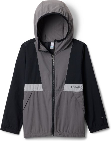 Columbia - Kid's Spire Valley Windbreaker - Windjacke Gr L grau/schwarz