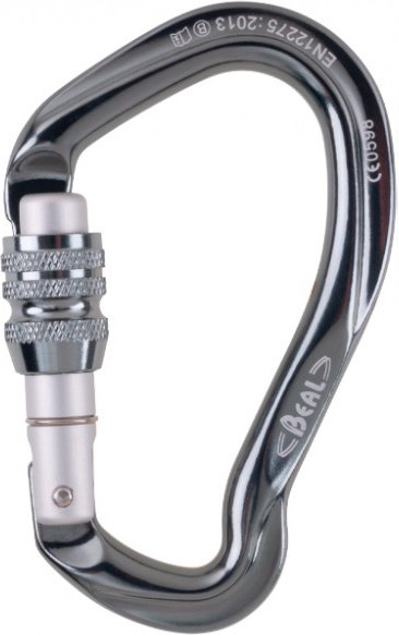 Beal - Be Link - Schraubkarabiner grau