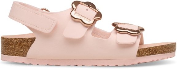Birkenstock - Kid's Milano AS Flower Buckle Birko-Flor - Sandalen Gr 28 - Narrow rosa