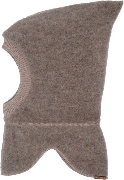 Thumbnail - maximo - Kid's Mini-Schlupfmütze mit Wollfleece - Sturmhaube Gr 49-51 cm braun