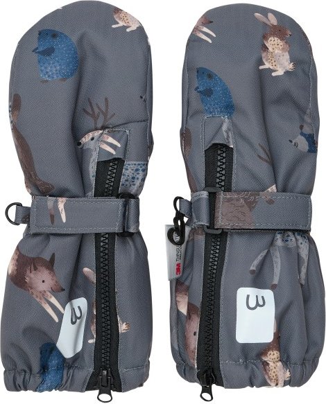 Minymo - Kid's Mittens - Handschuhe Gr 4-6 Years grau