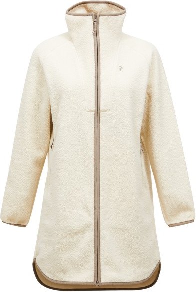 Peak Performance - Women's Naturerush Pile Long Full Zip - Fleecejacke Gr XL beige