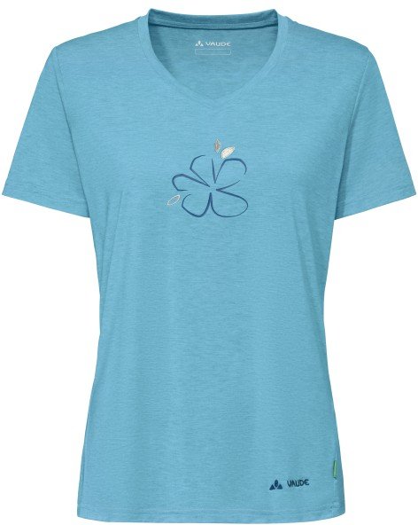 Vaude - Women's Skomer Print T-Shirt III - T-Shirt Gr 42 blau