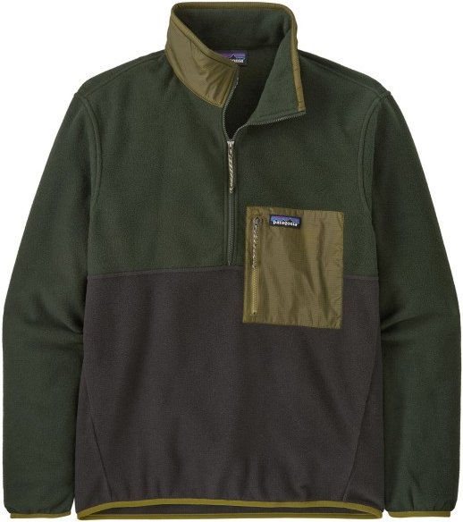 Thumbnail - Patagonia - Microdini 1/2 Zip - Fleecepullover Gr M oliv