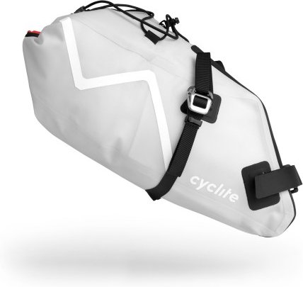 Cyclite - Saddle Bag Small / 02 - Fahrradtasche Gr 8 l weiß/grau