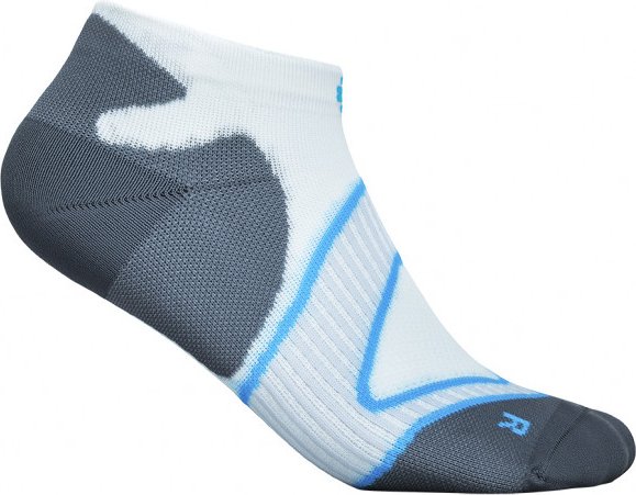 Bauerfeind Sports - Run Performance Low Cut Socks - Laufsocken Gr 44-46 grau/blau
