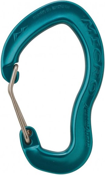 AustriAlpin - Micro Colors Wire - Schnappkarabiner türkis