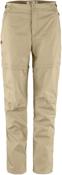 Fjällräven - Women's Abisko Hike Zip-Off Trousers - Zip-Off-Hose Gr 44 - Short fossil