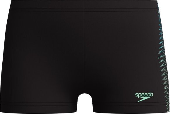 Thumbnail - Speedo - Kid's Plastisol Placement Aquashort - Badehose Gr 128 schwarz