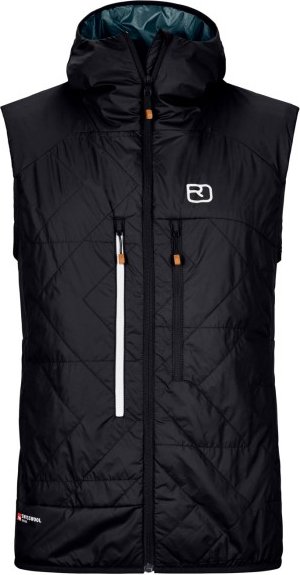 Thumbnail - Ortovox - Swisswool Piz Boé Vest - Wollweste Gr L schwarz