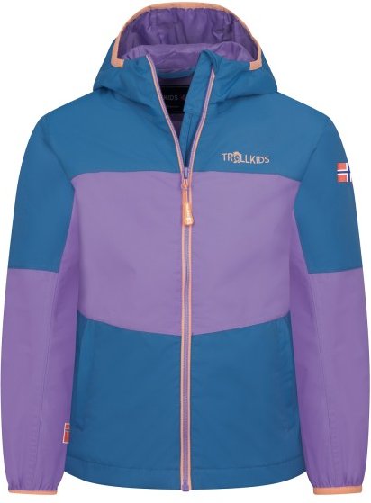 Trollkids - Kid's Bjordal Jacket - Regenjacke Gr 176 blau/lila