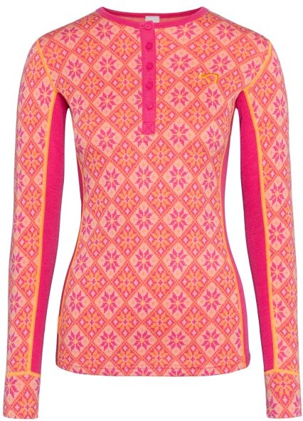 Thumbnail - Kari Traa - Women's Rose L/S - Merinounterwäsche Gr M rot