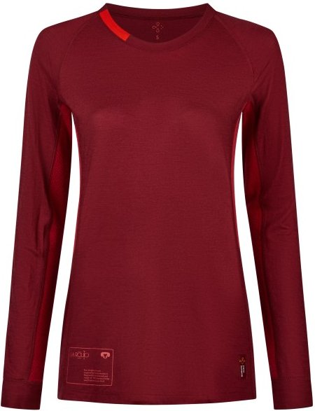 Transhumance - Women's Langarm Tee - Merinounterwäsche Gr XS rot