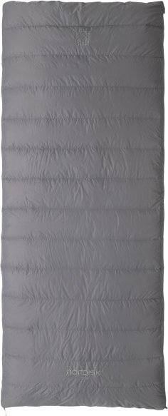 Nordisk - Freja +10° Blanket Sleeping Bag - Daunenschlafsack Gr XL - bis 205 cm grau