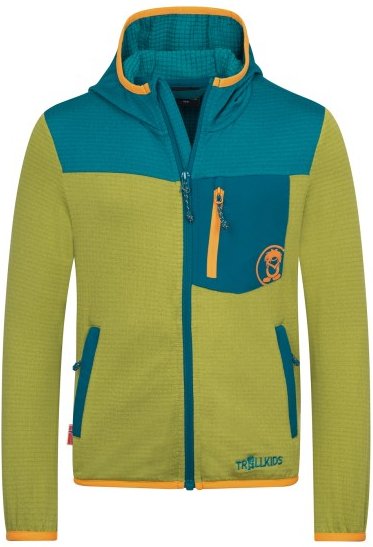Trollkids - Kid's Holmedal Jacket - Fleecejacke Gr 122 oliv