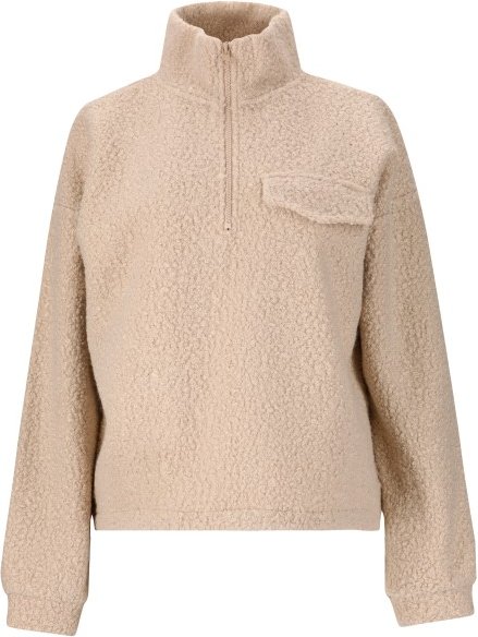 Thumbnail - ATHLECIA - Women's Florrie Sherpa Half Zip - Pullover Gr 40 beige
